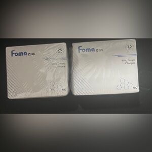 Foma Gas Whipped Cream Chargers (2) 25Pack